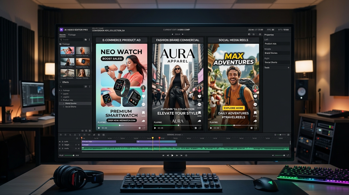 AI Video Commercials Showcase