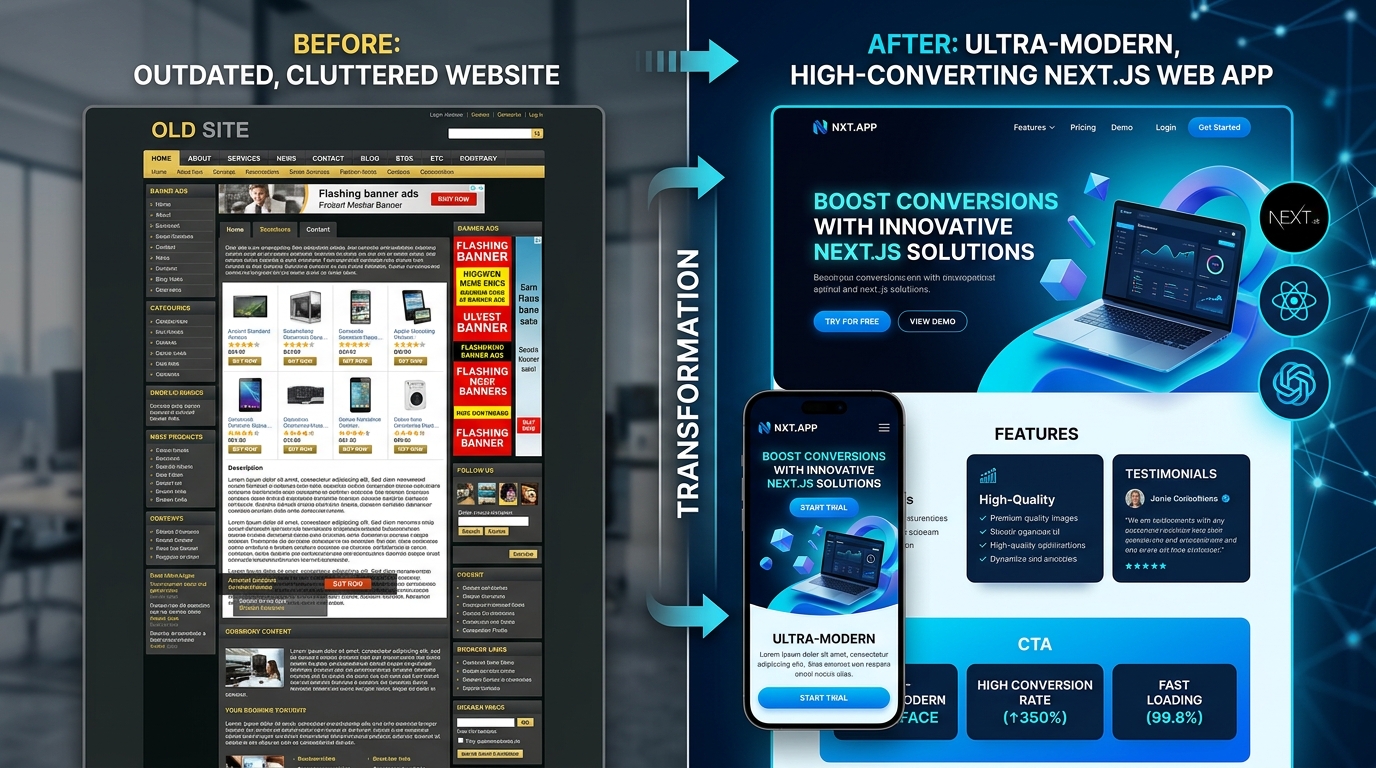 Before & After: Complete Redesign Transformation
